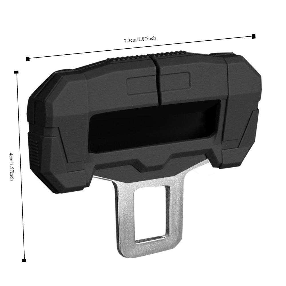 2 pcs Anti Scratch Belt Buckle Covers Silicone Case Protective Cover  Interior Accessories