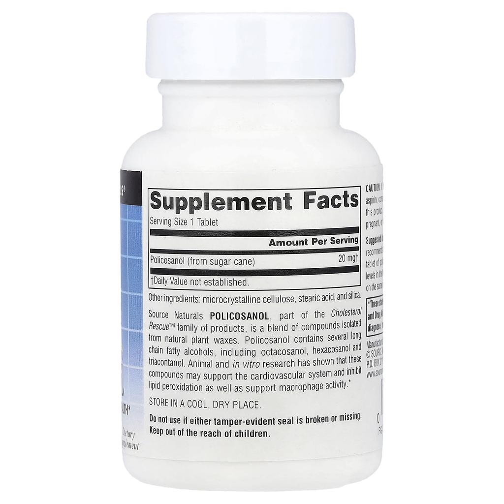 Policosanol, 20 mg, 60 Tabletten