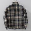 New American-Style Casual Plaid Lapel Jacket for Men and Women, Trendy Brand, Autumn Loose-Fitting Versatile Shirt Coat