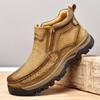 Men'S Real Leather Ankle Boots Autumn Winter Mens Shoes Fashion Large Size Casual Boots Cowhide Men Genuine Leather Boots