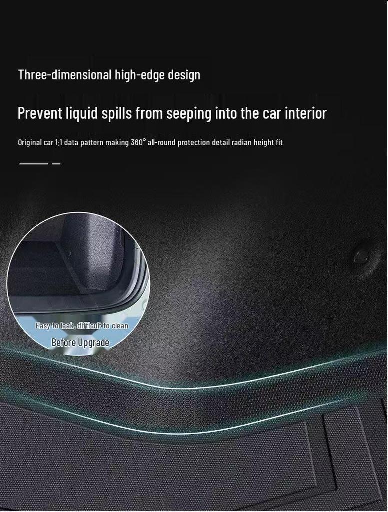 Chery Fengyun T11 Trunk & Backrest Mat: Full Coverage, Waterproof, Eco-friendly TPE
