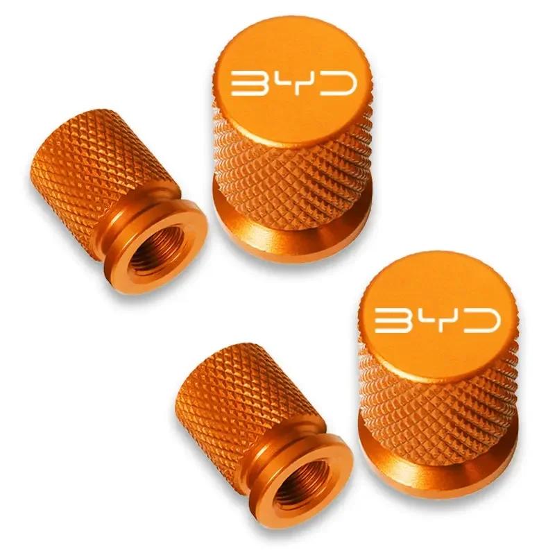 Car Wheel Tire Air Valve Caps Stem Cover With Brand For BYD ATTO 3 Song Plus Tang Han TAN Seal Dolphin Mini Seagull Shark King zbfhp66