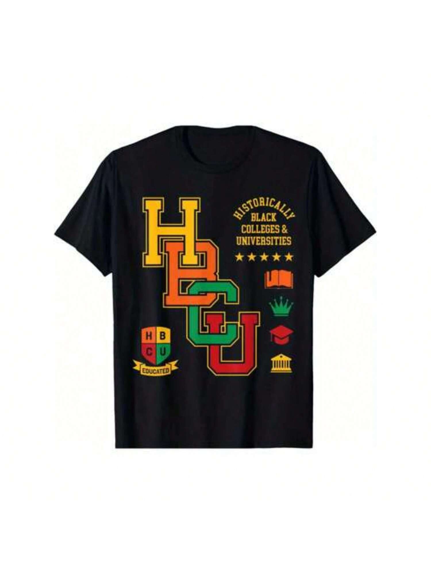 HBCU Historically Black Colleges Universities Grad Alumni T-Shirt Soft And Breathable For All Seasons And A Good Fit Comfortable Leisure Sports Hallow S