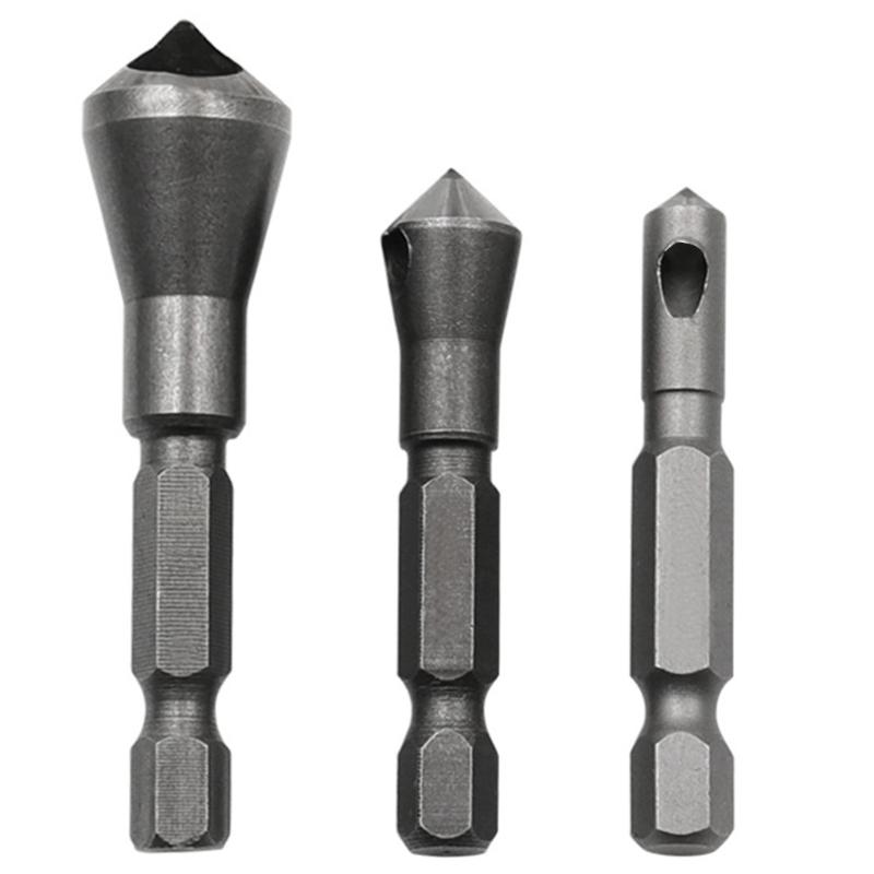 

Multi Purpose Deburring Bit 1/4 Inch Hex Drive Ball Bearing Steel Construction Efficient Chip Removal For Safe Operation 1