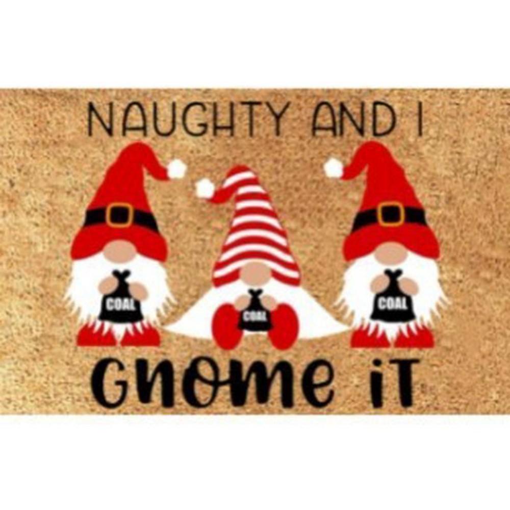 Christmas Water-Saving Checkered Print Carpet Home Decor, Soft And Absorbent, Non-Slip & Dirt-Proof, Bathroom Or Entrance