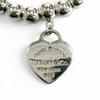 Excellent TIFFANY&Co. Bracelet Mini Heart Tag Bead Bracelet Silver AG925 Used