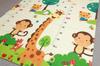 folding mat 150x180x1cm - monkeys/ giraffe
