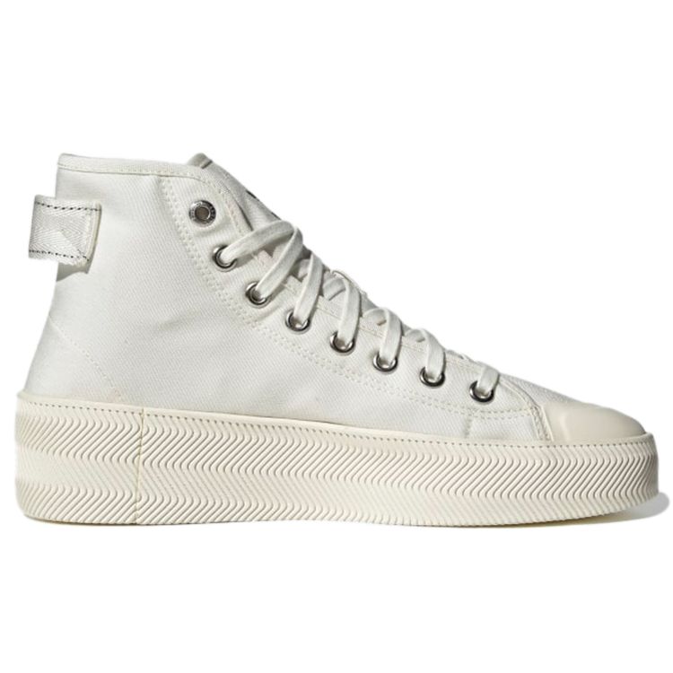 Adidas Originals Nizza High Retro Casual High-Top Skate Shoes Unisex Sneakers White GW3509