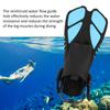 1 Pair Adjustable Diving Fins Soft TPR Open Heel Long Swimming Flippers for SnorkelingMD