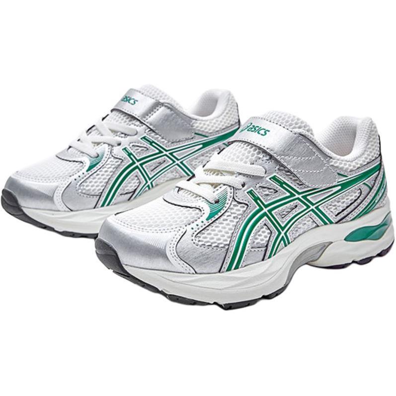 Asics Kids Sonic Comfortable Durable Breathable Low-Top Running Shoes Kids sneaker Silver 1014A386-101