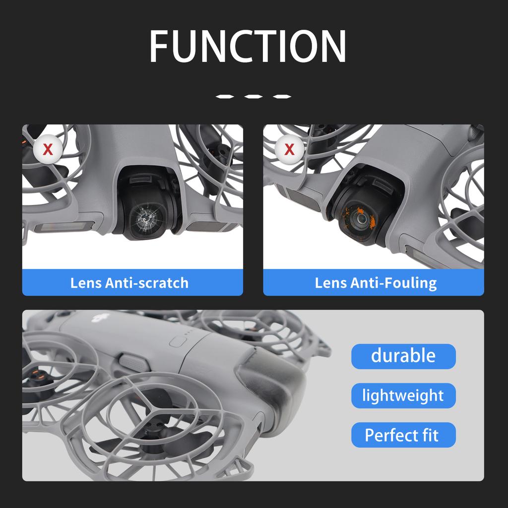 Protector Cover for DJI Neo 2 Drone Lens Dustproof Camera Cap Anti-Scratch Camera Protective Shield Cover for Neo 2 Accessories