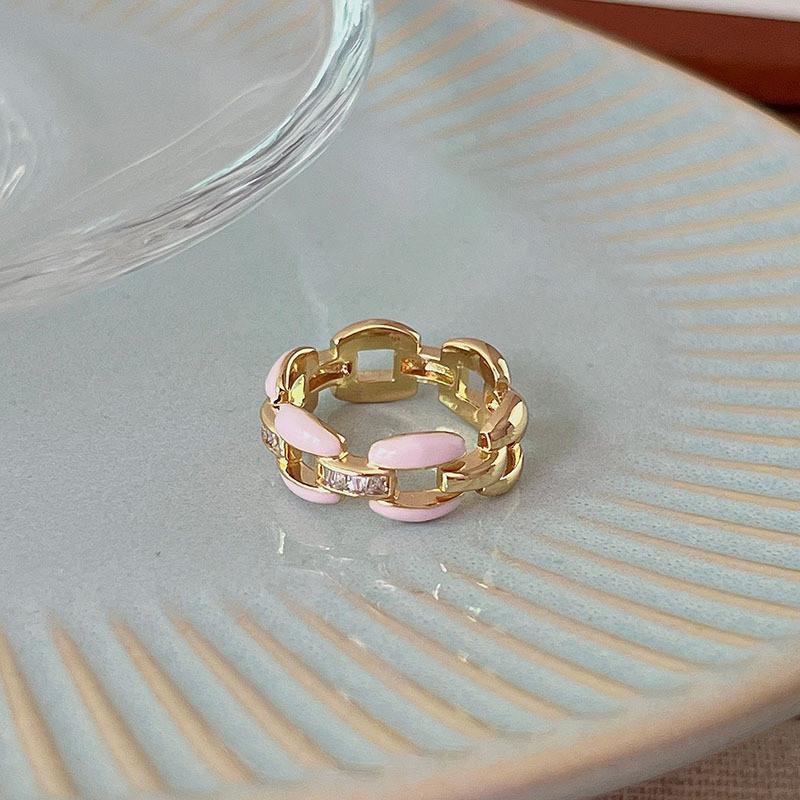 Eleganter Zirkonia-Ring in Herzform für Damen Stilvolles offenes verstellbares Design 2022