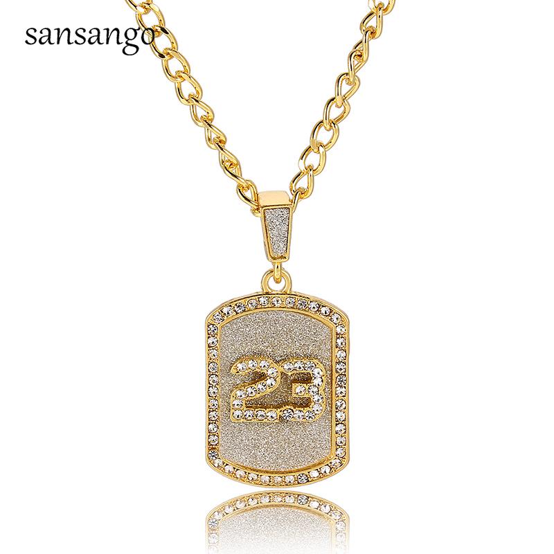 

Хип-хоп хрустальная баскетбольная легенда номер 23 подвески ожерелья блестящая кубинская цепочка ожерелье счастливые украшения для мужчин мальчик подарок