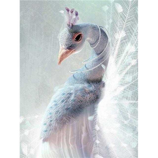 Diamond Painting Full Drill Kit Peacock Mosaic Embroidery Wall Stickers 5D DIY Diamond Art