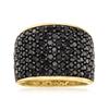 Vintage Inlaid Black CZ Women's Ring Creativity Gold Color Geometry Daily Wear Party Jewelry Anniversary Gift
