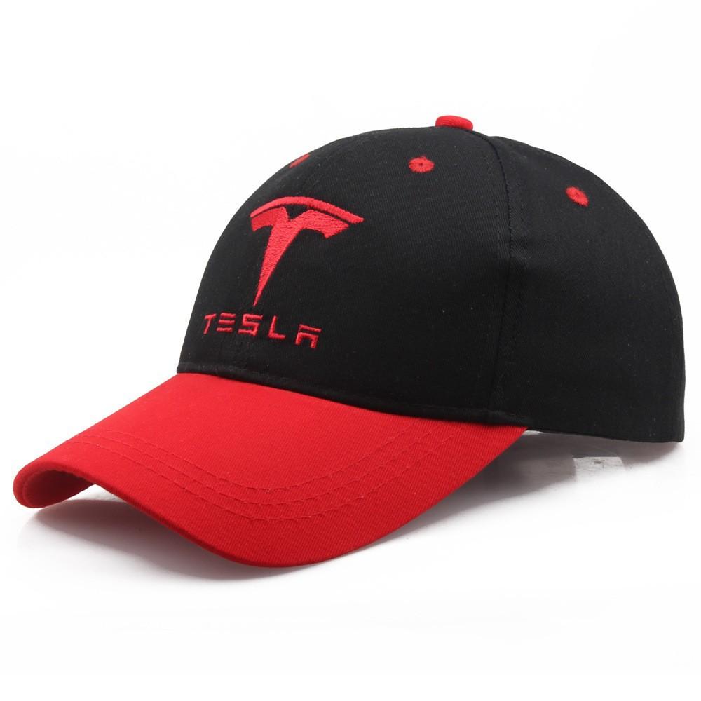 

Car Emblem Original Outdoor Sports Hat Embroidery Baseball Caps Sunscreen Hat For Tesla SpaceX Model 3 Highland 2023 Model S Mod 1Pcs