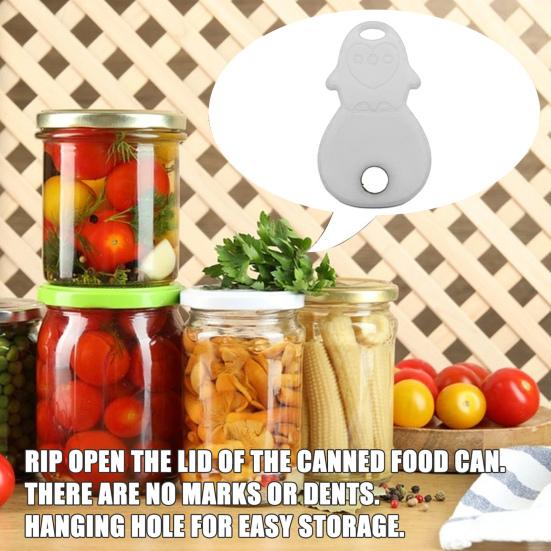 Jar Opener for Bottles And Cans Heavy-duty Can Lid Lifter with Hanging Hole Easy Lid Opening Tool Compact Kitchen Gadget for Arthritis