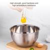 Blandskål med halkfritt handtag Rostfri bassäng för matlagning Bakning och Måltidsförberedelse Kökstillbehör