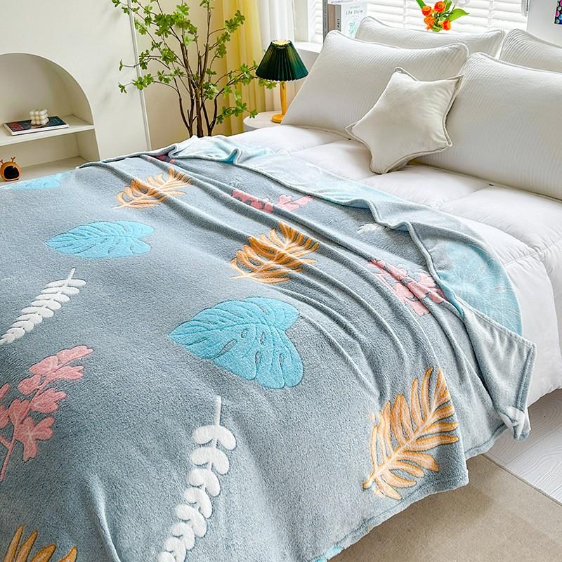Flannel Fleece Blanket Thick Warm Throw Couch Bed All Season Gift