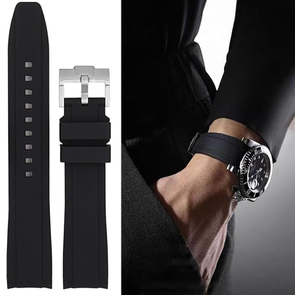 20 mm klokkerem Silikonrem for Omega X Swatch MoonSwatch Klokkerem Omega og Swatch Band Gummibånd for Omega Speedmaster Seiko SEIKO 20 mm