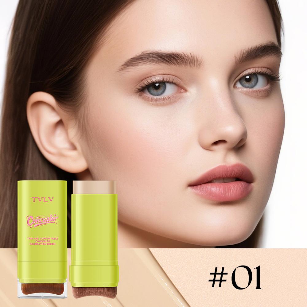 Available Dual-Headed Eraser Foundation & Primer Stick for Makeup 20g