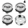 4PCS OD 60MM / ID 56MM Cap For Rims WORK EMOTION EQUIP MEISTER VS Emblem Wheel Center Cap Sport Car Logo Wheel Cover Hub Caps