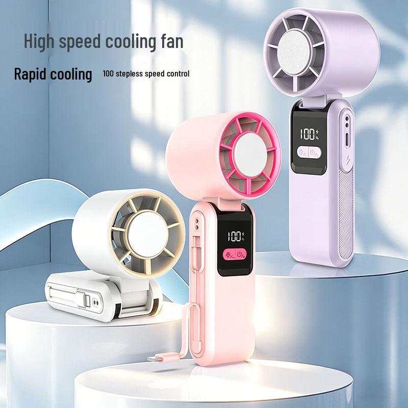 

Handheld Ice Pack Mini Fan: Portable Outdoor Cooling Gadget 6.3*5.8*17.7 CM