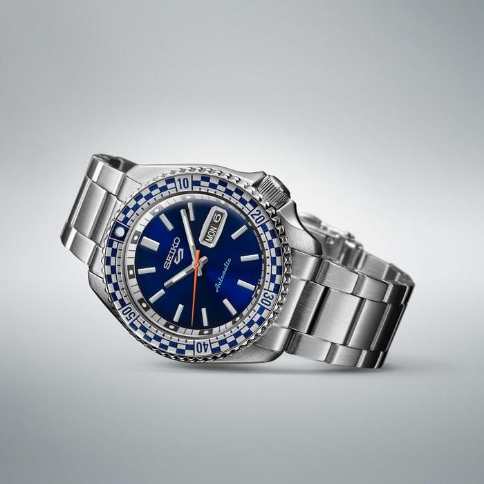Seiko 5 Sports Retro Color Collection 2 Special Edition "Sports Style" SBSA243 Men's Watch, Blue Dial (6119-8300 Motif)