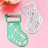 Weihnachtsstrumpf Metall Stanzformen DIY Basteln Kohlenstoffstahl Prägevorlage Schablone Scrapbooking für Karte Stanzformen