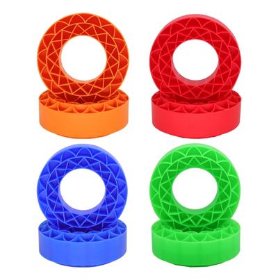 4PCS Wheel Tyre Inserts Crawler Car Tire Liners Front and Rear Tire Soft Filler for Remote Control Crawler Car