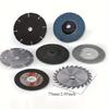 6pcs Stainless Steel Saw Blades, 3-inch 75mm Bonded Corundum Discs, Medium-Grained, Aluminum Alloy Material, Suitable for Pneumatic Machines