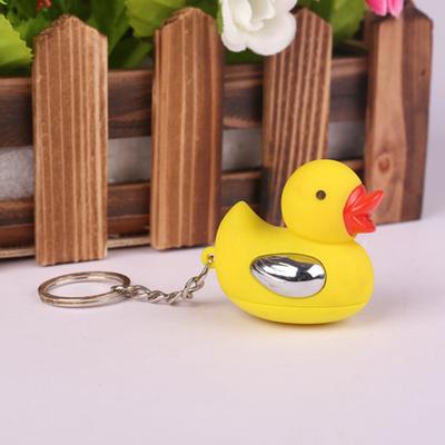 Electric Shocking Duck Keychain Novelty Prank Gadget Toy Small Electric Touch Keychain for Joke Lovers Hilarious Trick Gift
