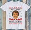 Magnum PI Crăciun Tom Selleck Crăciun Anii 80 Cel Mai Bine Vândut Amuzant Cadou Tricou 1792