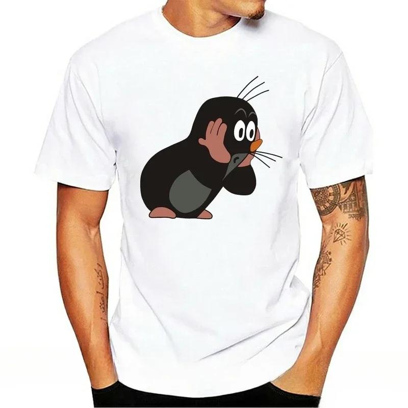 Krtek Cartoon Mole Story Novel Casual Print Fashion Streetwear Fashion Casual Summer Men women universal crewneck T-shirt S