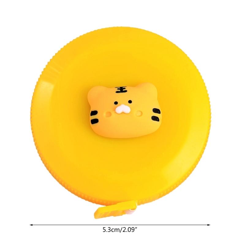 Children Retractable Cartoon Tape Measure 60-Inch 1.5Meter Mini Soft Cute Tape Measure for Tailor Sewing Craft Cloth