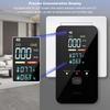 4-in-1 Natural Gas & Carbon Monoxide Detector with HD Display Screen Temperature Humidity Sensor Gas Leak Alarm Device For Home