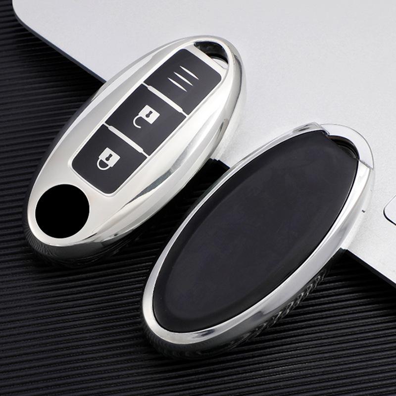 New Soft TPU Car Key Case Cover Shell for Nissan Qashqai X-Trail T32 T31 Juke J10 J11 Kicks Tiida Pathfinder Note for Infiniti