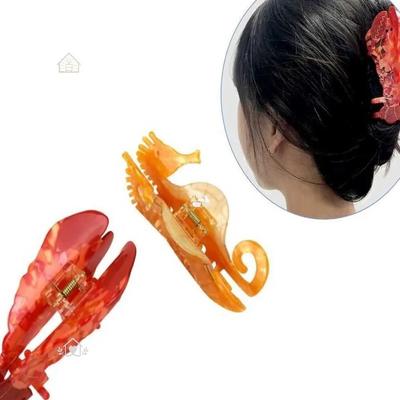 Lobster Seahorse Hair Clip Hair Updo Hair Clip Hair Fixing Ponytail Hair Clip Hair Pin Half-up Hairstyle