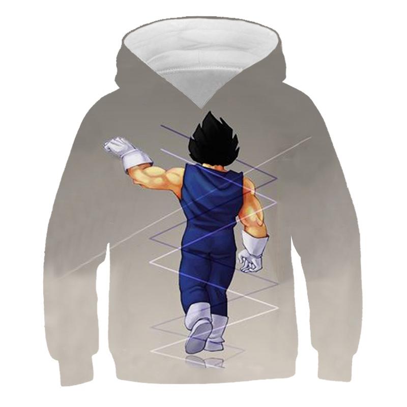 2025 Barn Japansk Anime Super Dragon Ball Pullover Super Goku 3D-trykk Gutt Streetwear Mote Genser Casual Dragon Ball Kul Hettegenser