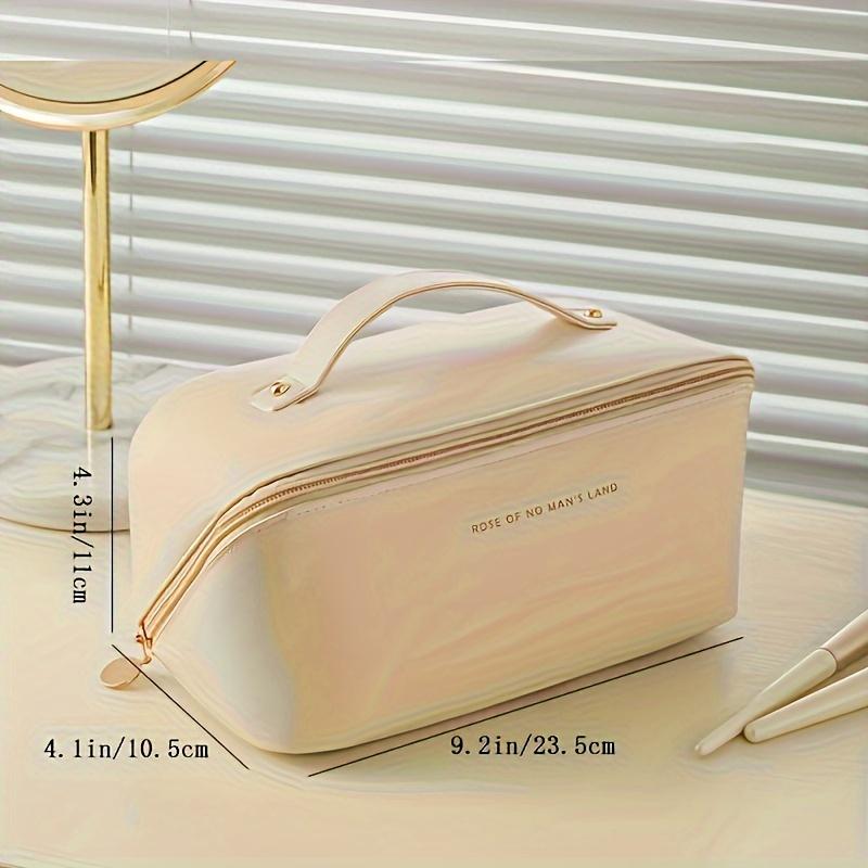 Borsa Cosmetica da Viaggio Grande Capacità Multifunzionale Impermeabile Portatile Organizzatore Trucco con Manico Ideale per Viaggio