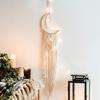 Handmade Dreamcatcher Metal Ring Macrame Moon Hoop Dream Catcher Frame Circle