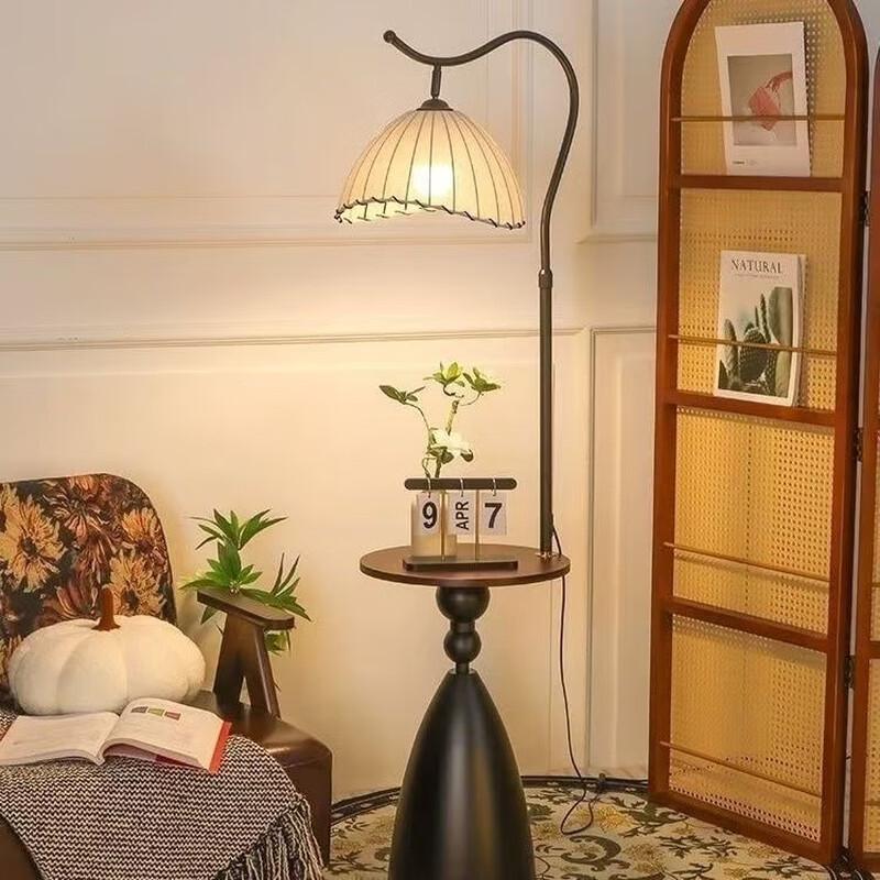 UOSU Винтажный напольный светильник-полумесяц