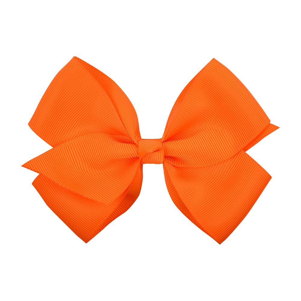 1pcs 4.5 Inches Sweet Candy Color Hair Bows With Clip Kids Girls Boutique Handmade Hair Clip Hairgrips Hair Accessories