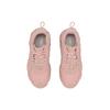 Li Ning Butterfly Textile, Synthetic Leather Slip Resistant Abrasion Resistant Low top Chunky Sneakers Women's Pink AGLP104-2