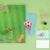 3D for Pop up Football Greeting Card Kit Surprise Mysterious Kids Girls Boys Pre