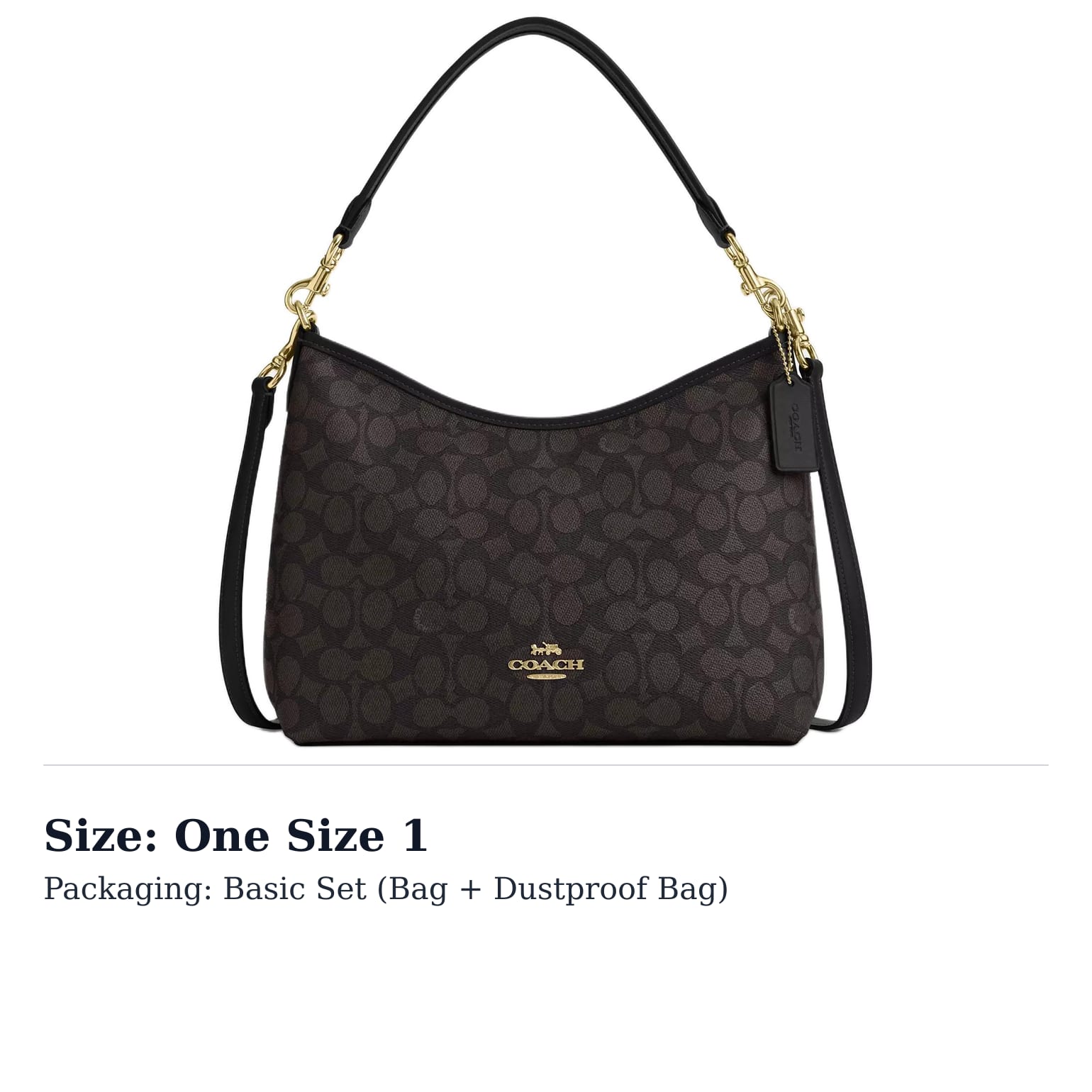 COACH Laurel Artificial Leather Crossbody Handbag