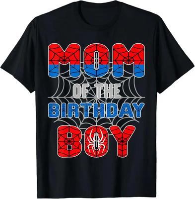Spider TShirt Black Cotton Short Graphic Tee Fun Birthday Celebrations Comfortable Fit Available SXXL