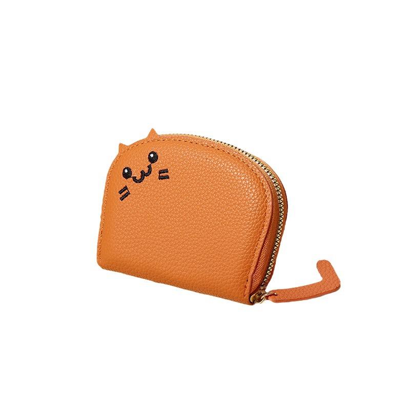 Cute Cat Card Holder for Women 2024, Small, Multi-Card Slot, High-End Cartoon Coin Purse