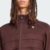 Adidas Originals Archive Track Top Outdoor Casual Vintage Sports Zip Stripe Stand Collar Jacket Men Jackets Shadow-Brown IZ3271