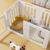 Panoramic Transparent Dog Barrier for Medium & Small Pets - Indoor Use